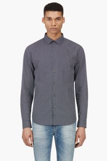 Closed Navy Dotted Gene Shirt