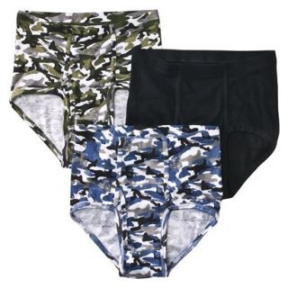 Boys Hanes Assorted Camouflage 3 pack Brief Underwear L(12 14)