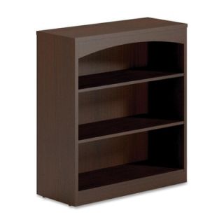 Mayline Brighton 39.5 Bookcase BTB3S36LCR / BTB3S36LDC Finish Mocha