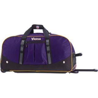Mens Nfl Luggage Wheeling Packaged Duffel 24in Minnesota Vikings/purple