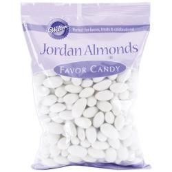 Jordan Almonds 44 Ounces/pkg white