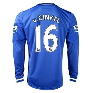 adidas Chelsea 13/14 v. GINKEL LS Home Soccer Jersey