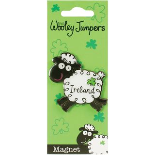 Wooley Jumper Metal Magnet