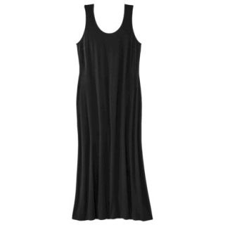 Merona Womens Plus Size Sleeveless V Neck Maxi Dress   Black 2