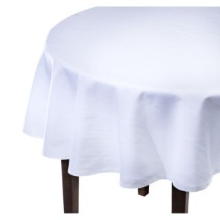 Threshold Solid Round Tablecloth   White (70)