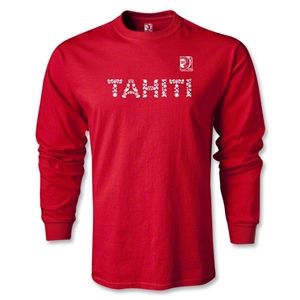 Euro 2012   FIFA Confederations Cup 2013 Tahiti LS T Shirt (Red)