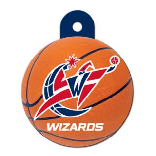 Washington Wizards NBA Circle Personalized Engraved Pet ID Tag