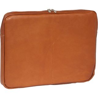 17 Zip Laptop Sleeve   Saddle