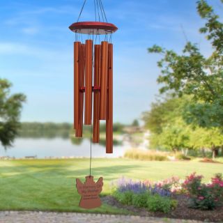 Chimes of Your Life   Mother   Angel   Memorial Wind Chime   MO ANGEL 19 SILVER
