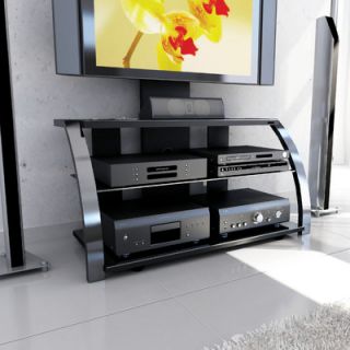 dCOR design Amara 44 TV Stand ML 14 Finish Metal Stained Chrome