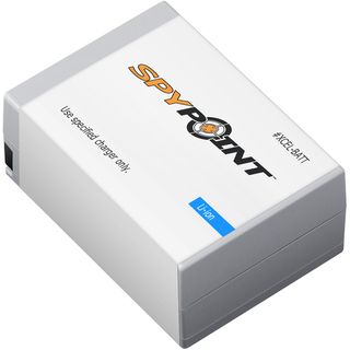 Spypoint Xcel Hd Battery (WhiteDimensions 1 inch high x 1.5 inches wide x 0.2 inches deepWeight 0.1 )