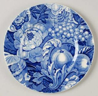 Myott Staffordshire Appletime Blue Bread & Butter Plate, Fine China Dinnerware  