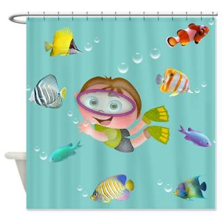  Under The Sea Shower Curtain  Use code FREECART at Checkout