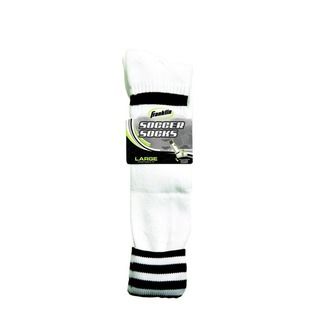 Black/white Adult Soccer Socks (pack 6)
