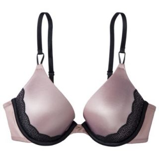 Self Expressions By Maidenform Womens Natural Boost With Lace Cradle Bra  