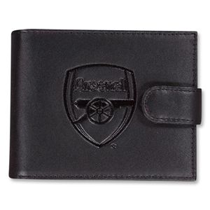 hidden Arsenal Embossed Crest Leather Wallet