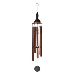 Acanthus Leaf Copper Wind Chime Multicolor   WC119131