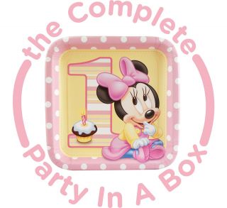 Minnies 1st Birthday Party Packs