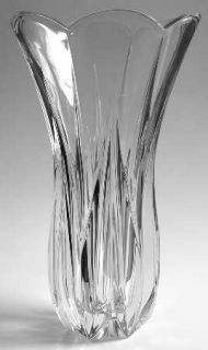 Lenox Island Breeze Flower Vase   Clear, Giftware, Vertical Cuts