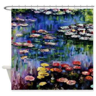  Claude Monet Waterlilies Shower Curtain  Use code FREECART at Checkout
