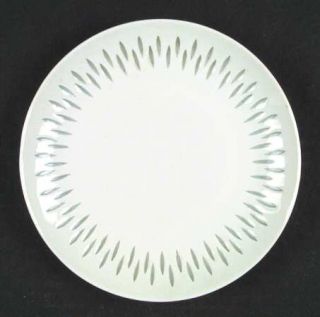 Arabia of Finland Rice (Grains) Dinner Plate, Fine China Dinnerware   White With