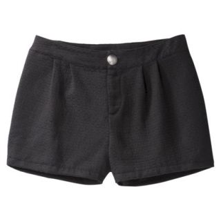 Xhilaration Juniors Jacquard Trouser Shorts   Black 11