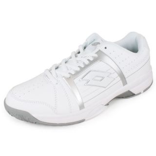 Lotto Women`s T Tour 600 Tennis Shoes White/Silver 8.5 White
