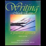 Writing Made Easy  A Practical Approach
