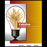 Calculus for Business, Economics, Life Science, and Social Sciences   With Access
