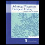 Advanced Placement European History 1 Student The Modern World New Directions  Ap