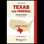 Texas and Federal Evidence Rules 2009 2010