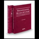 Pennsylvania Rules of Court  06 State and Federal