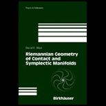 Riemannian Geometry of Contact and 