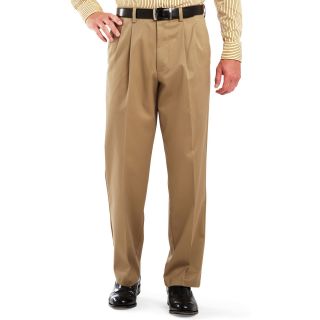 Dockers D4 Signature Relaxed Fit Pleated Khakis, Black, Mens