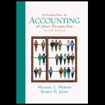Introduction to Accounting  User Perspectives