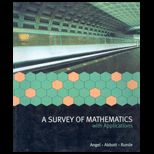 Survey of Mathematics   With Application (Custom)
