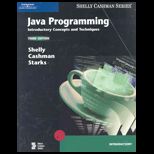 Java Programming  Introductory Concepts and Techniques   With CD
