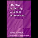 Effective Leadership for School