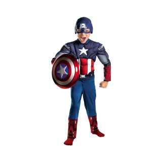 The Avengers Captain America Child Costume, Blue, Boys