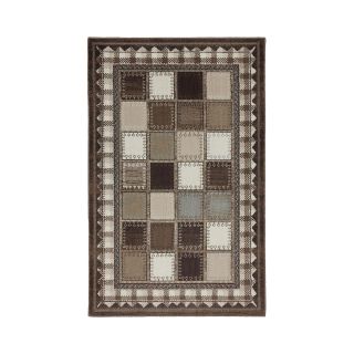 American Rug Craftsmen Box Plaid Rectangular Rugs, Brown