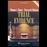 Trial Evidence   With CD