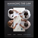 Managing the Law Text (Canadian)