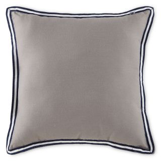 Izod Gray Square Decorative Pillow