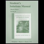 Probability and Statistics for Engineers and Scientists   Solution Manual