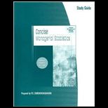 Concise Managerial Statistics, Study Guide