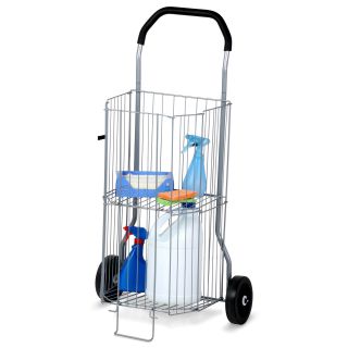 HONEY CAN DO Honey Can Do 2 Tier All Purpose Rolling Utility Cart