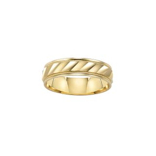 Wedding Band, Womens 6mm Comfort Fit Engraved, Size   Direct