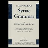 Compendious Syriac Grammar