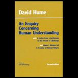 Enquiry Concerning Human Understanding  With Humes Abstract of A Treatise of Human Nature and A Letter from a Gentleman to His Friend in Edinburgh