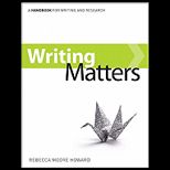 Writing Matters, Tabbed Edition (Custom)